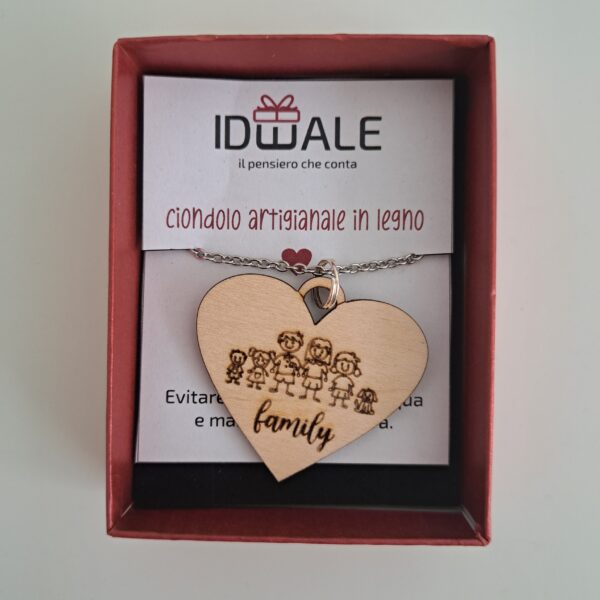 Collana ciondolo "family" - immagine 2