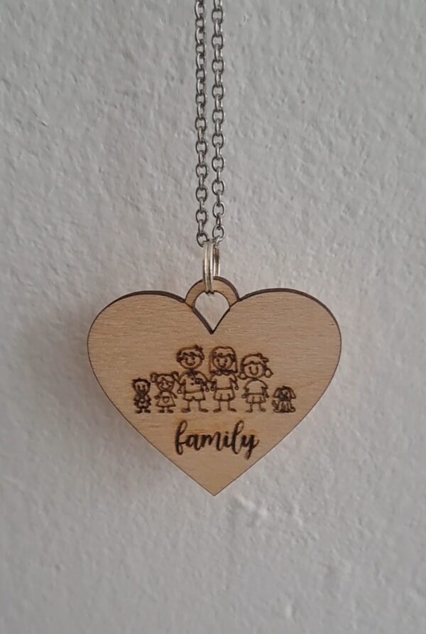 Collana ciondolo "family"